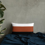Tri-Color Contemporary Pillow