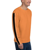 Men's Straight Line Orange Sweatshirt