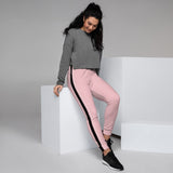 Women's Straight Line Pink Joggers
