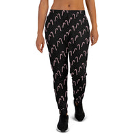 Black Candy Cane Lounge Pants