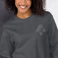 Daisy Embroidered Sweatshirt