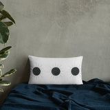 White Sun Burst Pillow