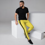 Men's Straight Line Yellow Joggers