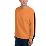 Men's Straight Line Orange Sweatshirt