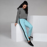 Women's straight Line Light Blue Joggers