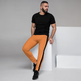 Men's Straight Line Orange Joggers