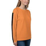Women's Straight Line Orange Sweatshirt