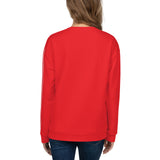 Women's straight Line Red Sweatshirt