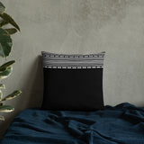 Dot And Line Upper Print Pillow