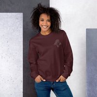 Daisy Embroidered Sweatshirt