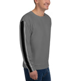 Men's Straight Line Dark Gray Sweatshirt