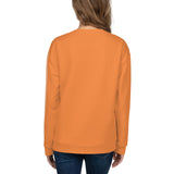 Women's Straight Line Orange Sweatshirt