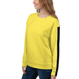 Women's Straight Line Yellow Sweatshirt