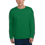 Men's Straight Line Green Sweatshirt