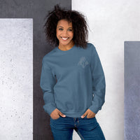Daisy Embroidered Sweatshirt