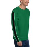 Men's Straight Line Green Sweatshirt