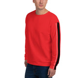 Men's Straight Line Red Sweatshirt