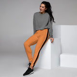 Women's Straight Line Orange Joggers