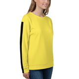 Women's Straight Line Yellow Sweatshirt