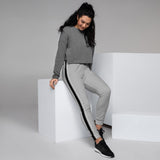 Women's Straight Line Gray Joggers