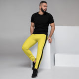 Men's Straight Line Yellow Joggers