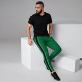 Men's Straight Line Green Joggers
