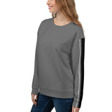 Women's Straight Line Dark Gray Sweatshirt