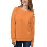 Women's Straight Line Orange Sweatshirt
