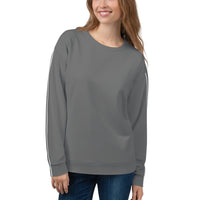 Women's Straight Line Dark Gray Sweatshirt