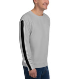 Men's Straight Line Gray Sweatshirt