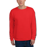 Men's Straight Line Red Sweatshirt