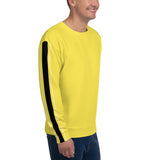 Men's Straight Line Yellow Sweatshirt
