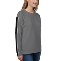 Women's Straight Line Dark Gray Sweatshirt