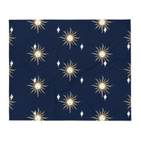 Sun And Star Throw Blanket