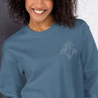 Daisy Embroidered Sweatshirt