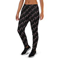 Black Candy Cane Lounge Pants