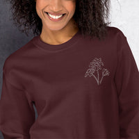 Daisy Embroidered Sweatshirt