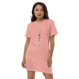 Moon Phases Organic Cotton T-shirt Dress