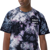 Vibes Don't Lie Men's Oversized Tie-Dye T-Shirt