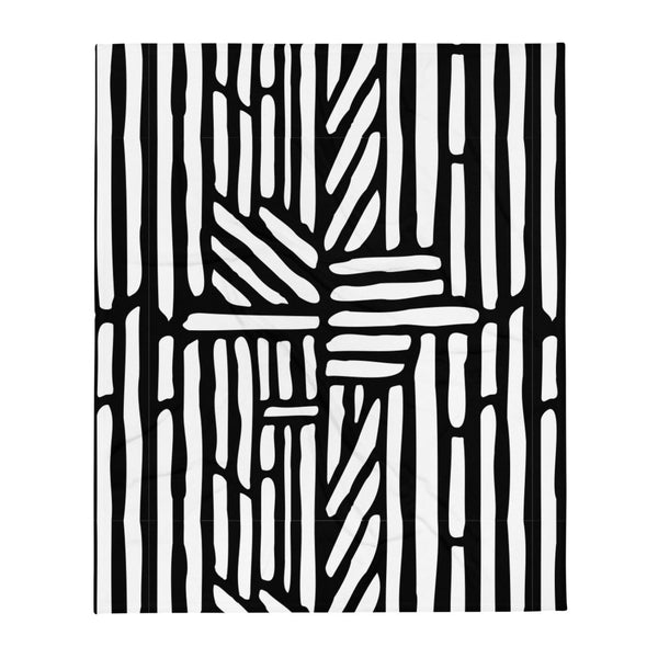Relaxed Stripe Throw Blanket